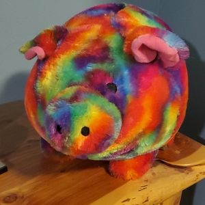 RAINBOW PIGGY BANK, FLUFFY!!!